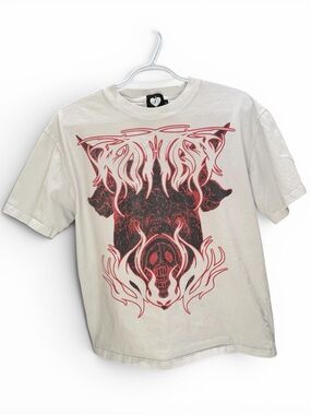 Faded Rotten Sun Arthouse “PIG HEAD” Graphic Streetwear shirt